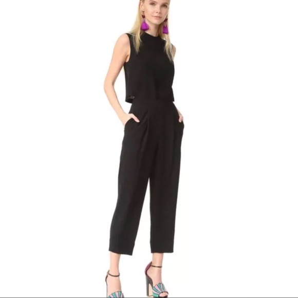 dvf daisy belted jumpsuit